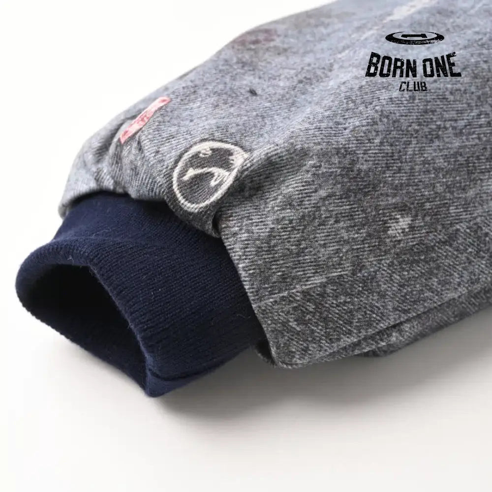Supreme x HJR Trompe L’oeil Hooded Work Jacket in Blue Jaqueta