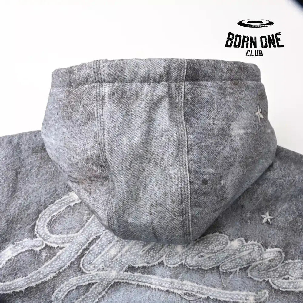 Supreme x HJR Trompe L’oeil Hooded Work Jacket in Blue Jaqueta