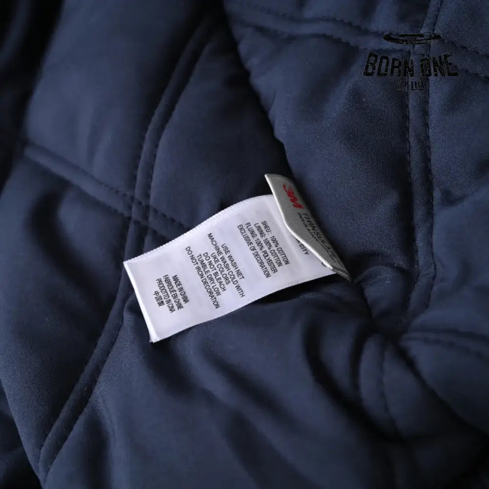 Supreme x HJR Trompe L’oeil Hooded Work Jacket in Blue Jaqueta