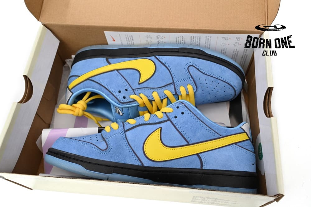 The Powerpuff Girls x Nike SB Dunk Low Bubbles FZ8320-400