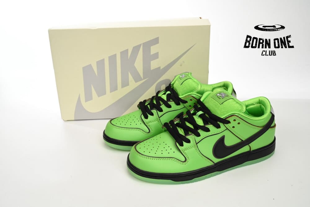 The Powerpuff Girls x Nike SB Dunk Low Buttercup FZ8319-300