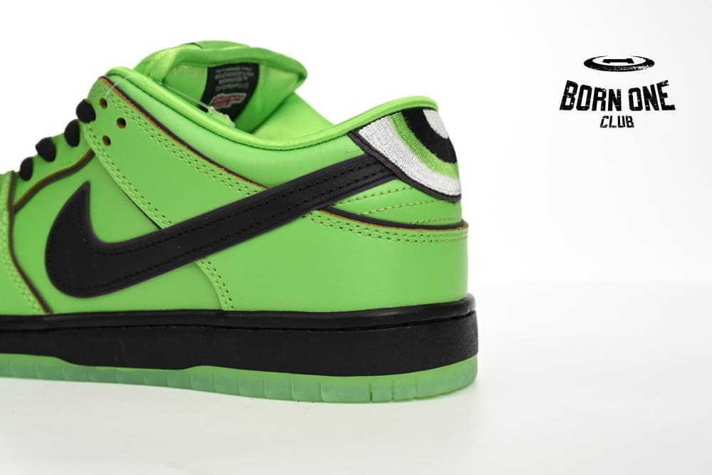 The Powerpuff Girls x Nike SB Dunk Low Buttercup FZ8319-300