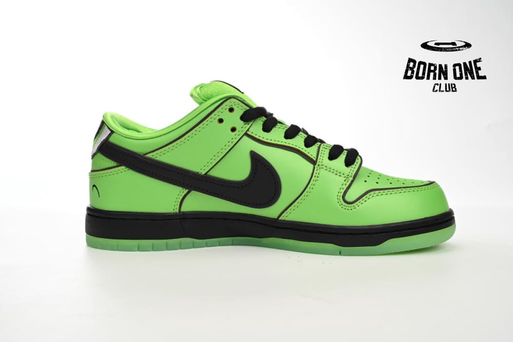 The Powerpuff Girls x Nike SB Dunk Low Buttercup FZ8319-300