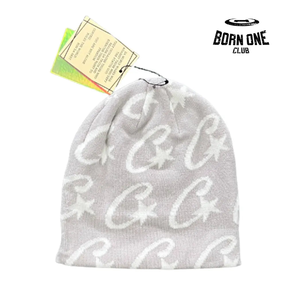 Touca Corteiz Demon Printed Beanie Cinza