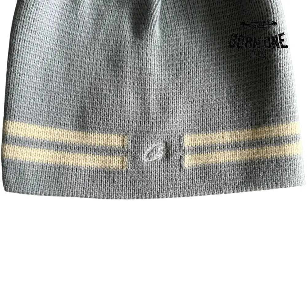 Touca Corteiz Knit Stripe Beanie Gray