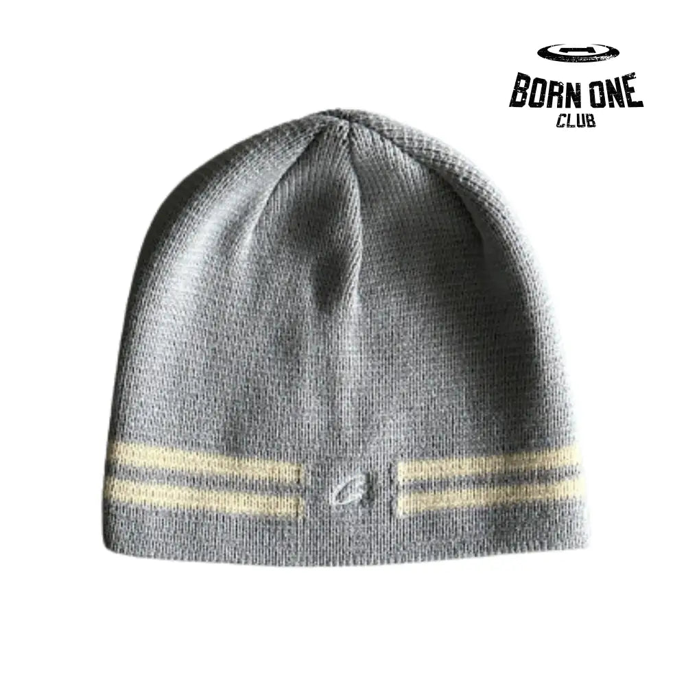 Touca Corteiz Knit Stripe Beanie Gray
