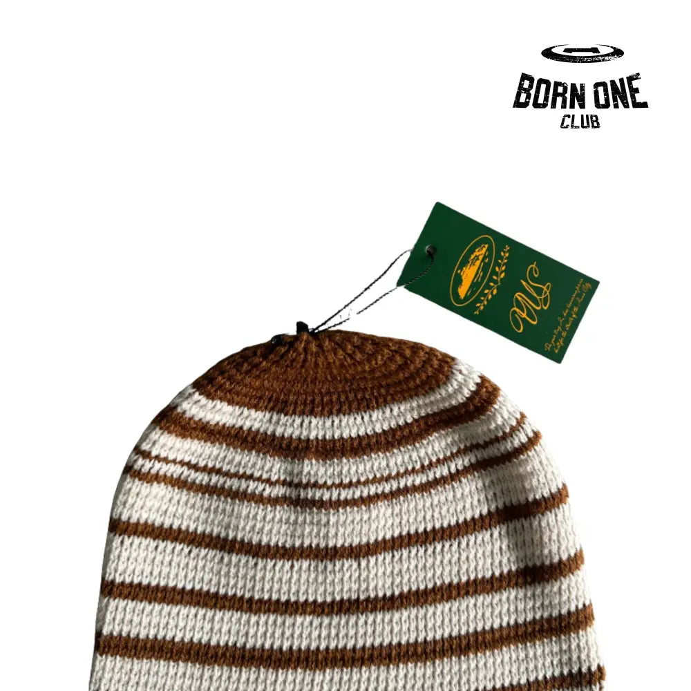 Touca Corteiz Striped Cold Hat Brown