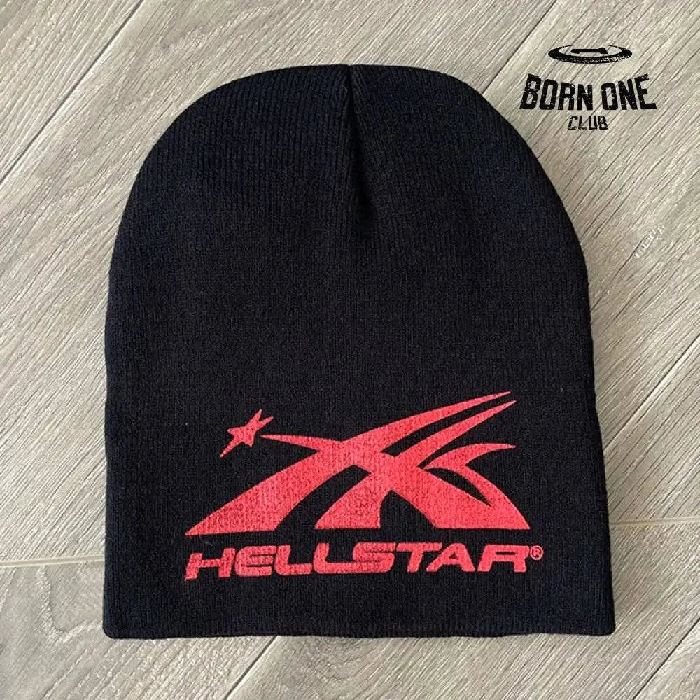 Touca Hellstar Preto branco / Tamanho Único
