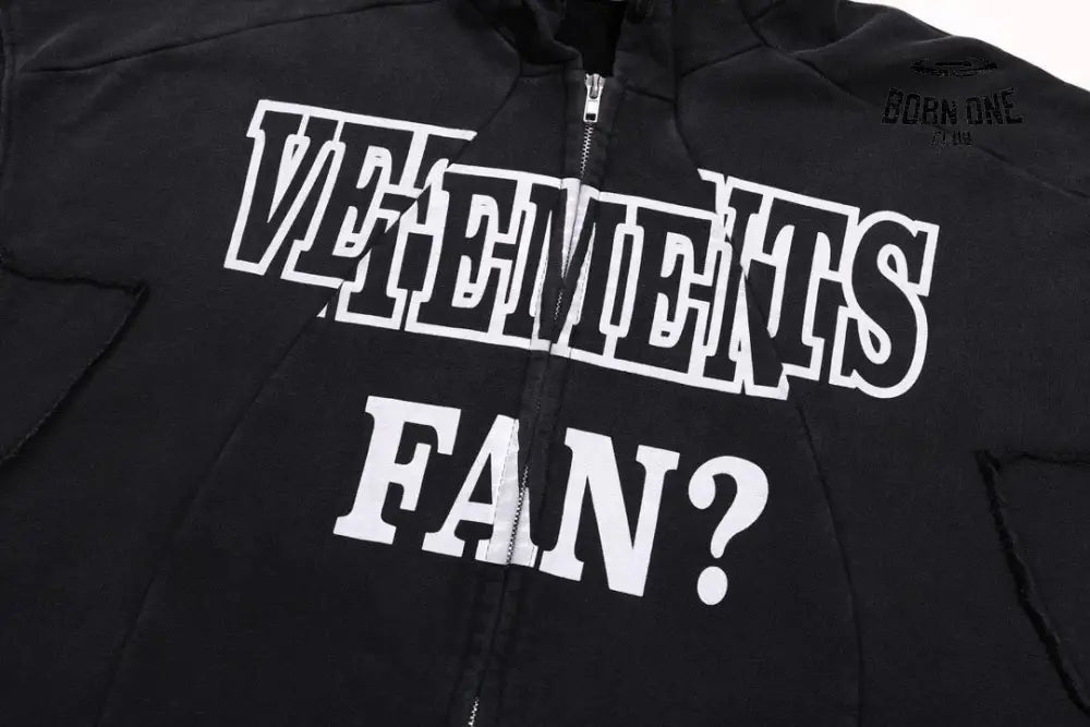 Vetements Fan? Jaqueta Moletom