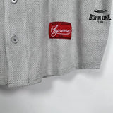 Camiseta Supreme Ultrasuede Mesh Baseball Cinza