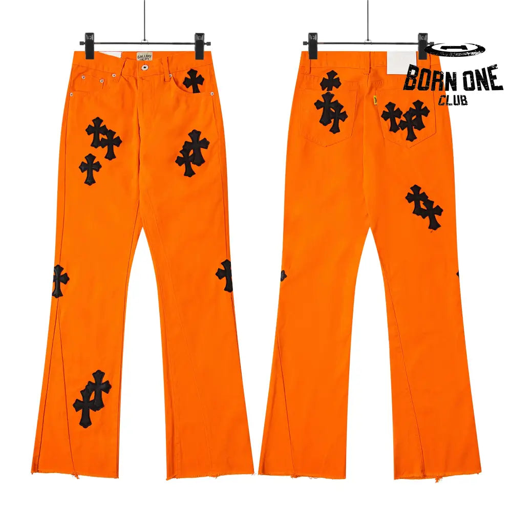 Calça Jeans Flare Chrome Hearts