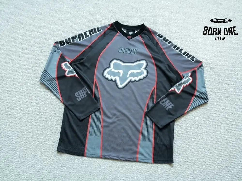 Camisa Fox Racing x Supreme DMX Snow Black