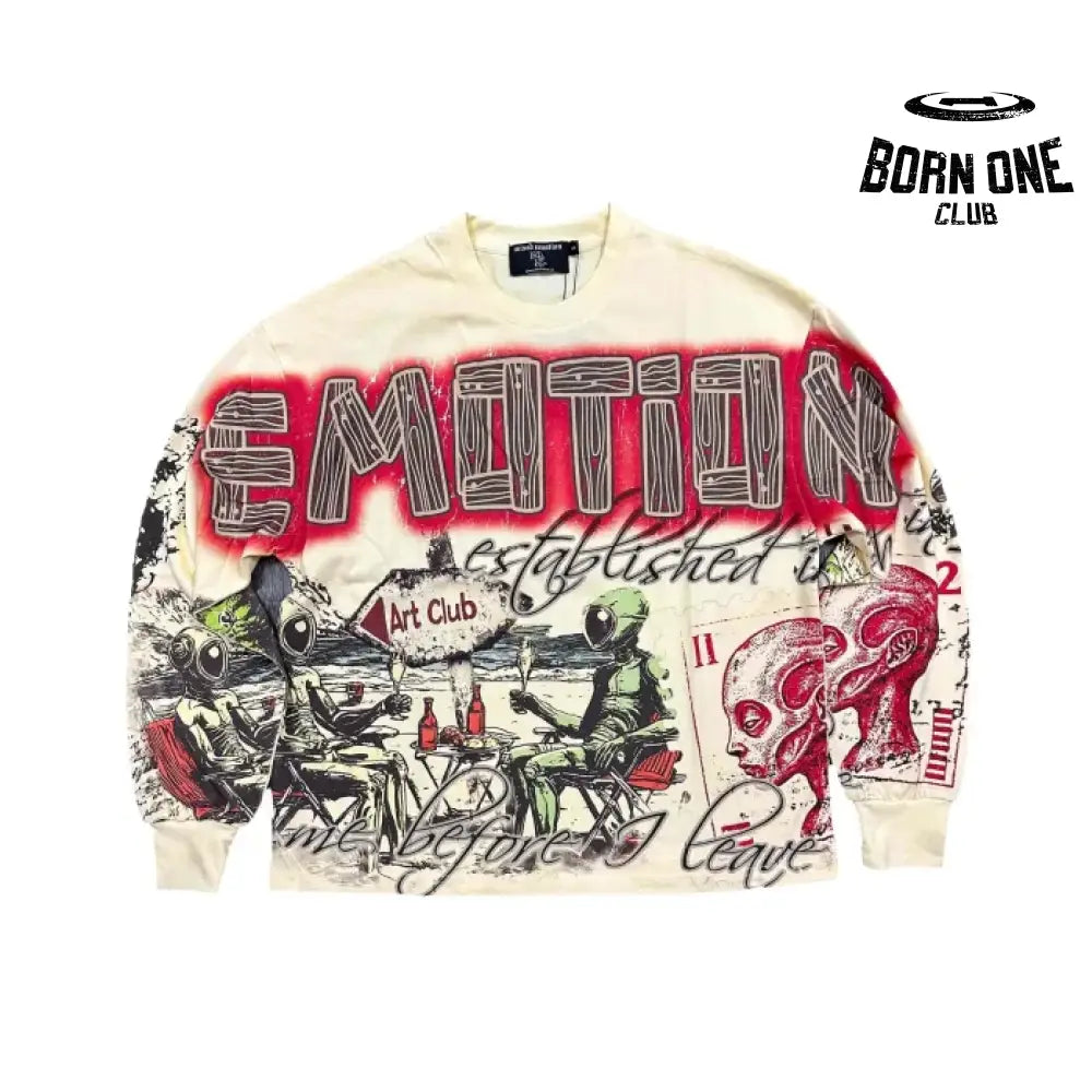 Camiseta Manga Longa Mixed Emotion