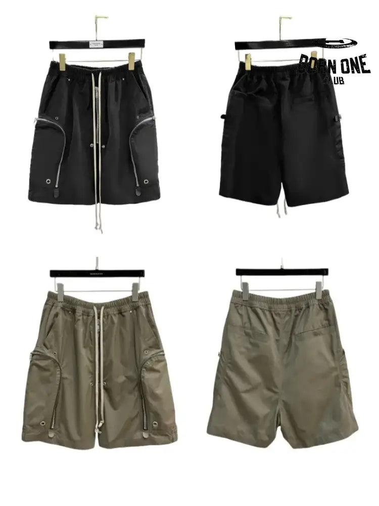 Rick Owens multi-zipper cargo shorts 2 colors 28452644