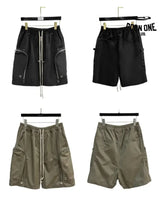 Rick Owens multi-zipper cargo shorts 2 colors 28452644