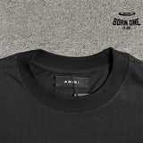 Camiseta Amiri Bar Logo Preto/Azul