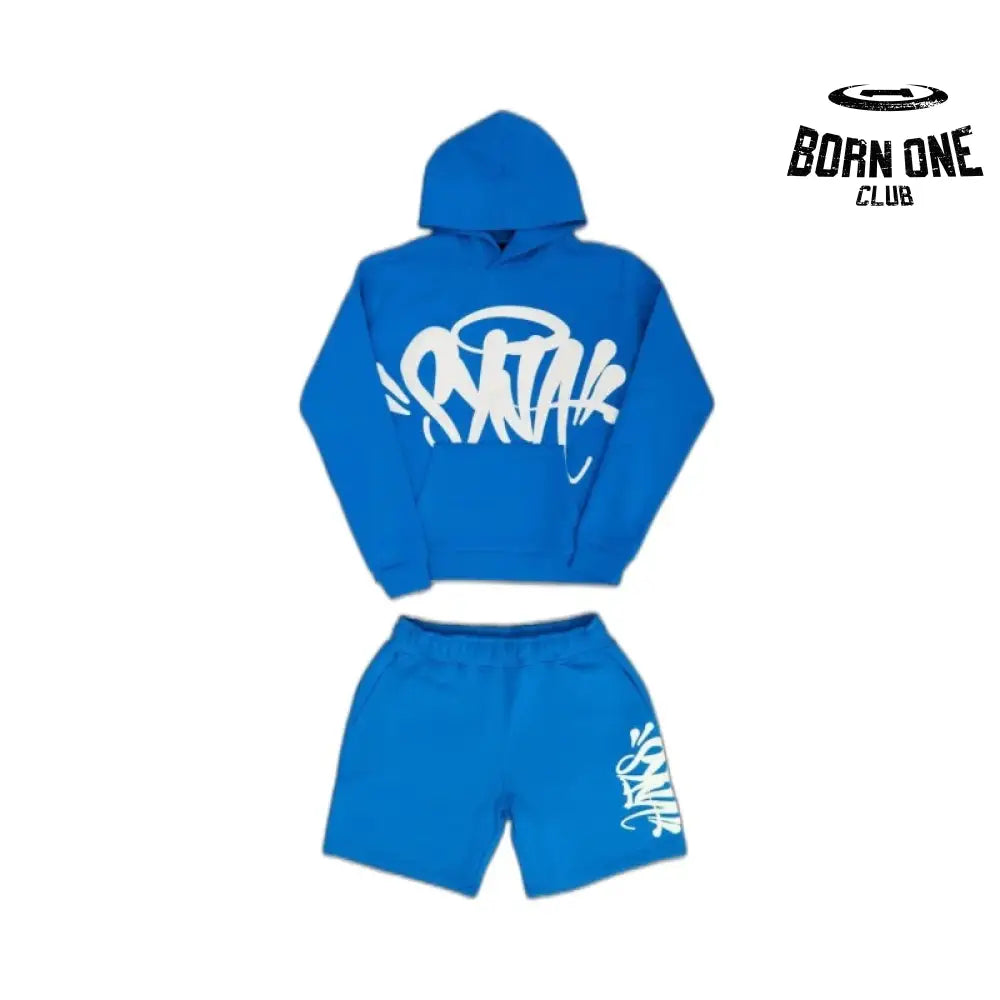 Conjunto Team Syna Hood Twinset Blue