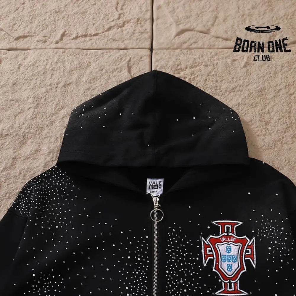 Moletom Vale Forever Sun Custered Zíper Black