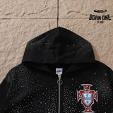 Moletom Vale Forever Sun Custered Zíper Black