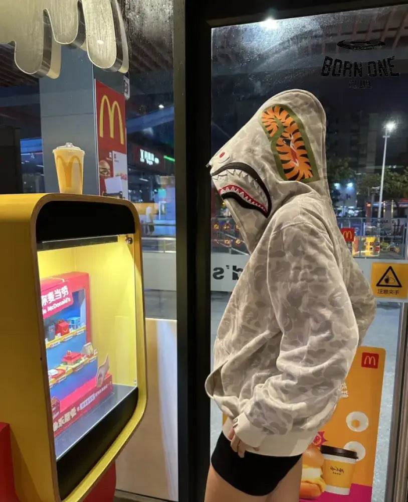 Bape Shark Moletom Zíper