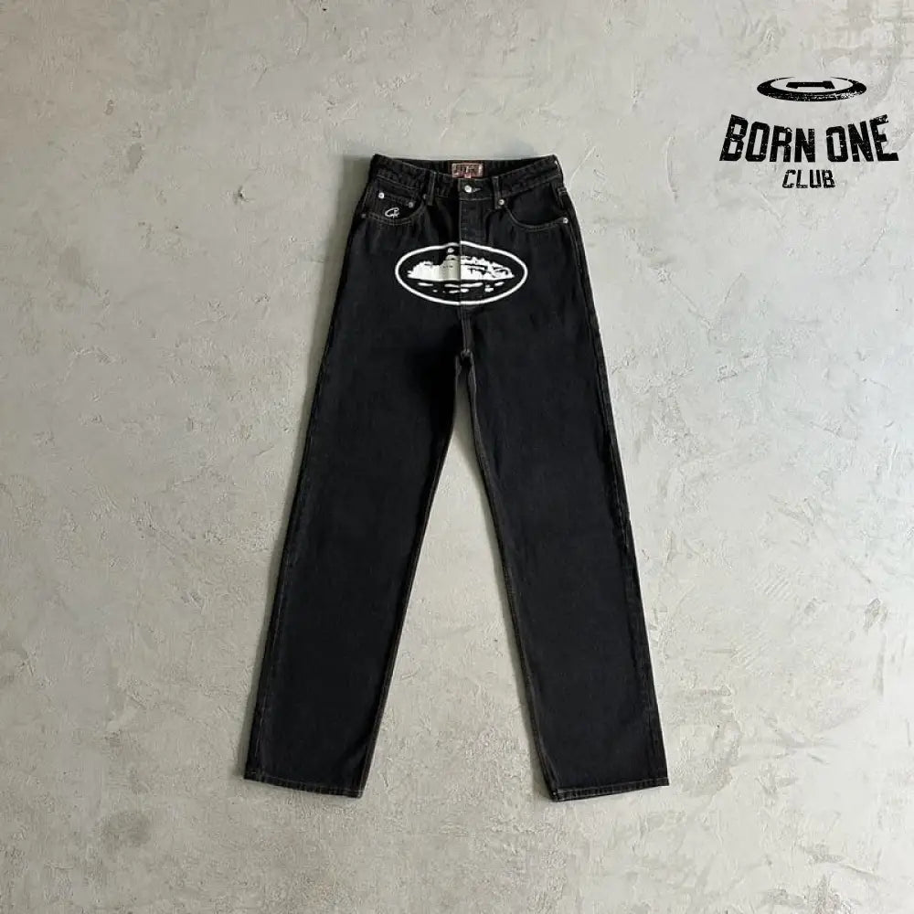 Calça Jeans Corteiz Preto