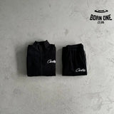 Conjunto Corteiz Veludo Preto