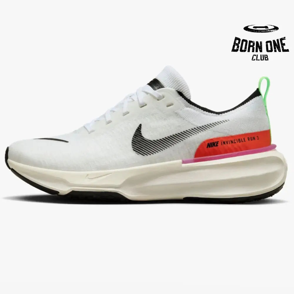 Nike Invincible Run 3 - Branco/Lime Blast/Blue Lightning/Preto