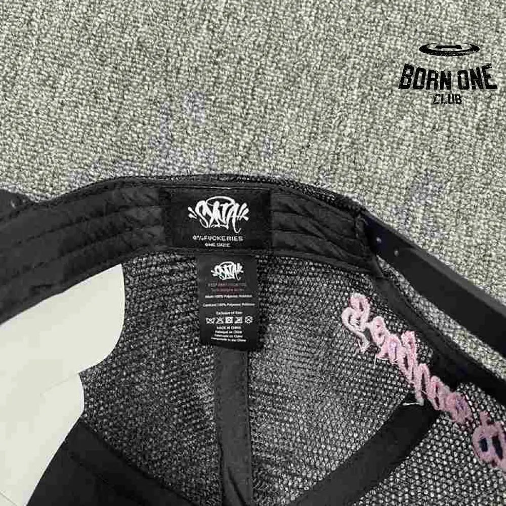Boné Trucker SynaWorld Black/Pink
