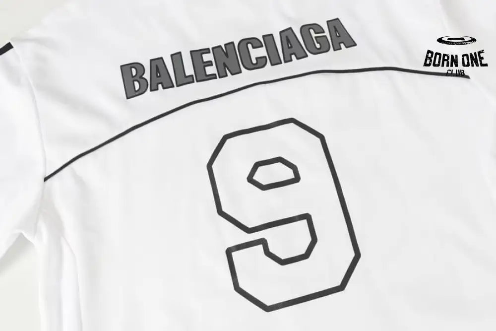 Camisa Balenciaga 1917 Logo "9" Branca