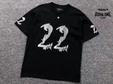 Camiseta Amiri 22 Logo-Print White Black