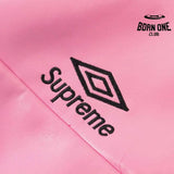 Jaqueta Supreme x Umbro Leather Track Pink