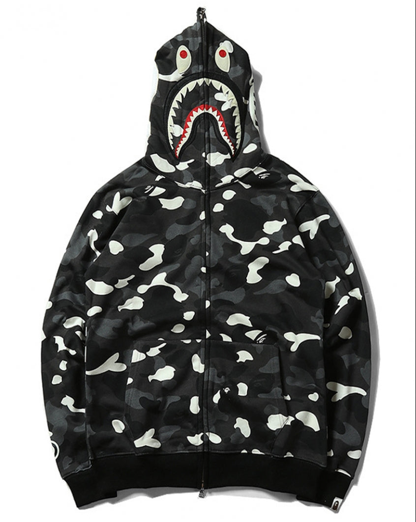 Bape Shark Moletom Zíper