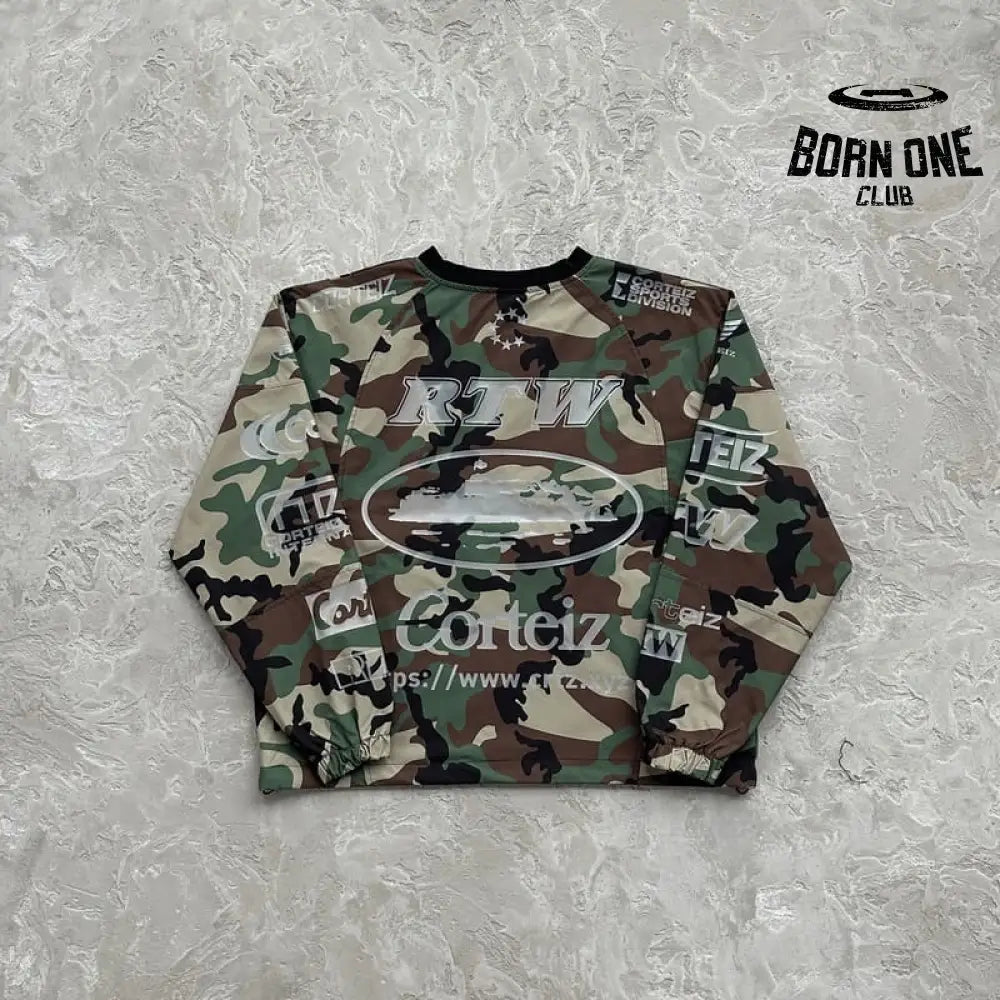 Corteiz Sponsors Training Pullover Camo