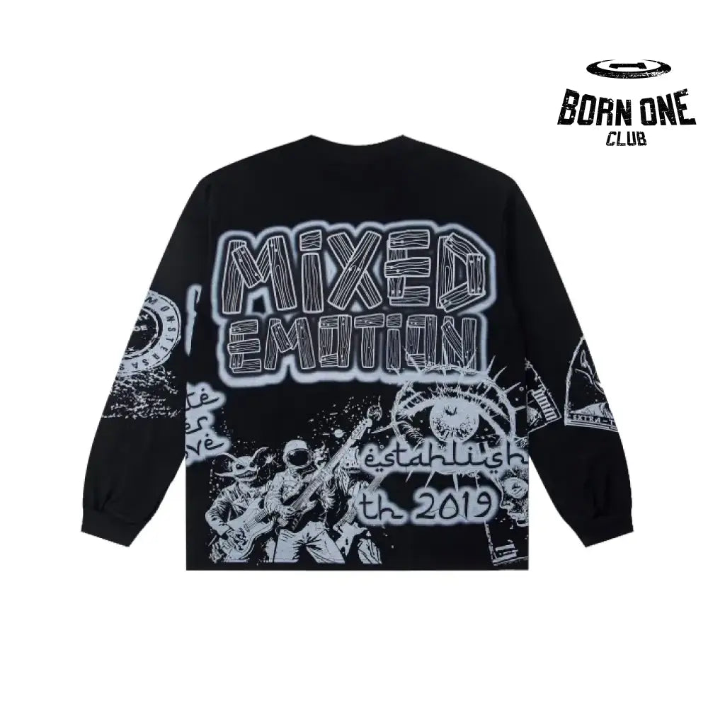 Camiseta Manga Longa Mixed Emotion