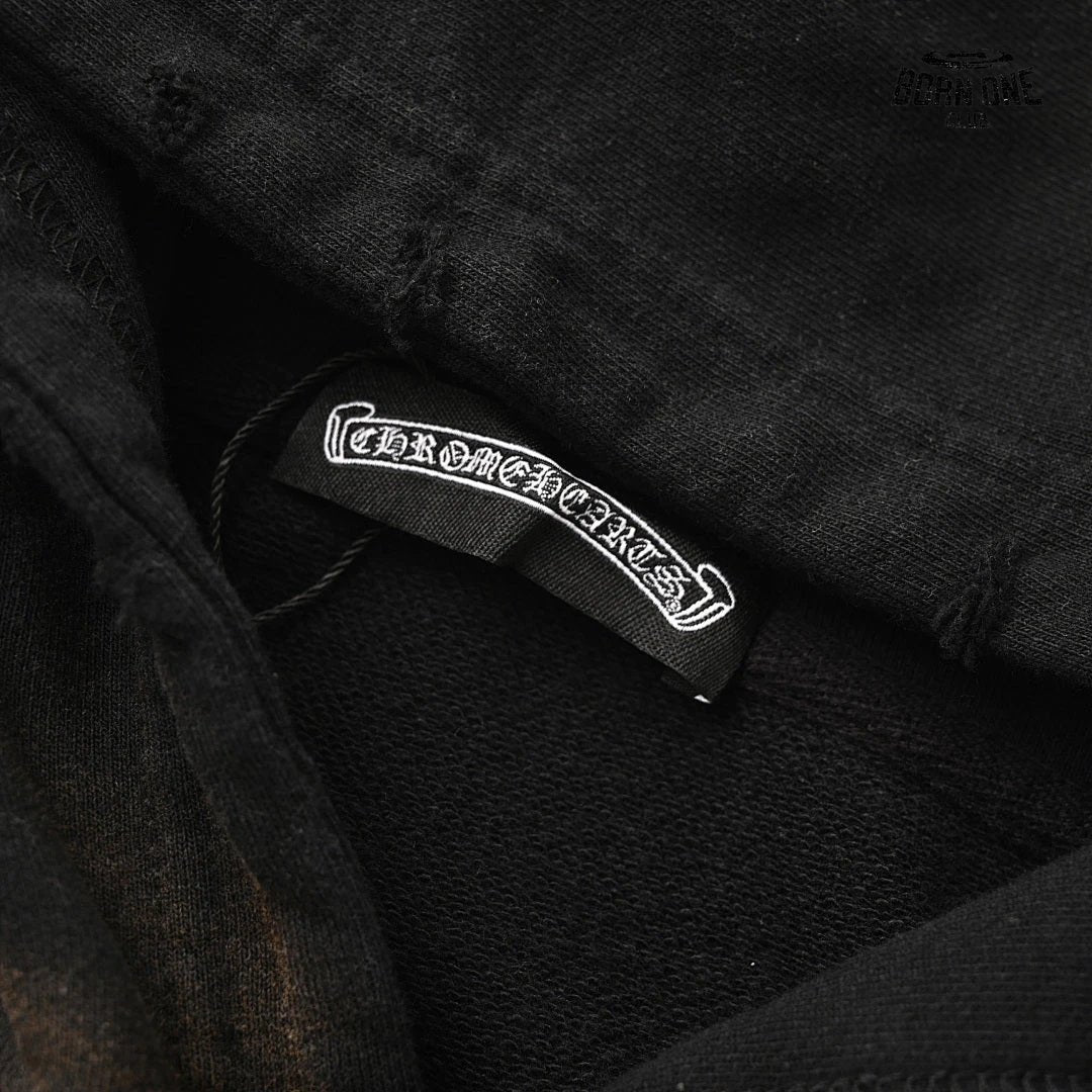 Moletom Chrome Hearts Cross Vermelho Preto