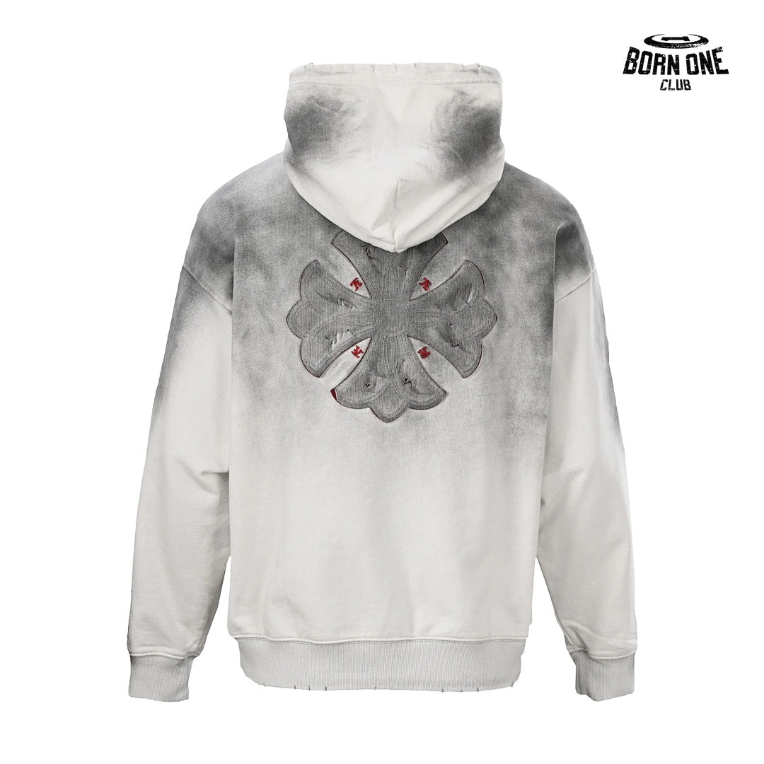 Moletom Chrome Hearts Sanskrit Branco