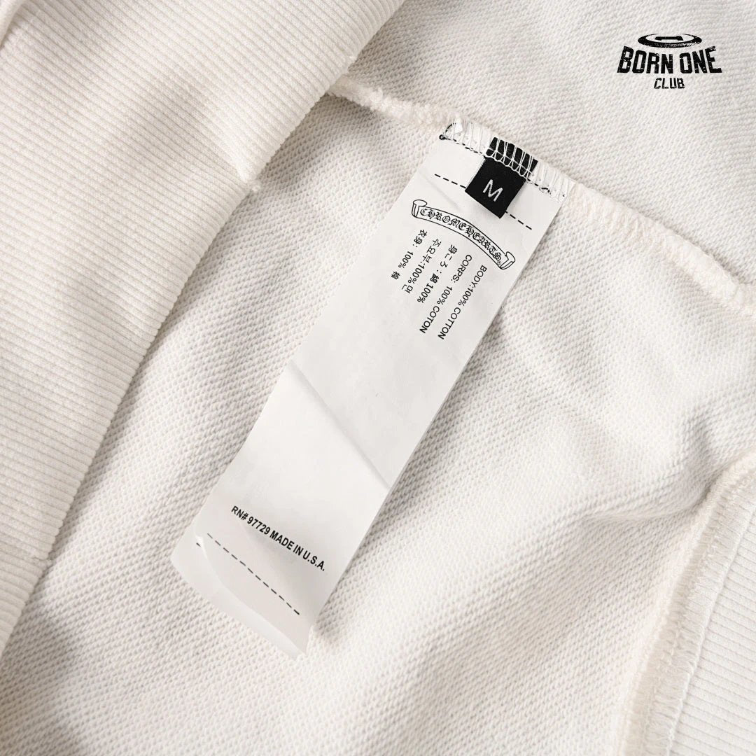 Moletom Chrome Hearts Horseshoe Branco