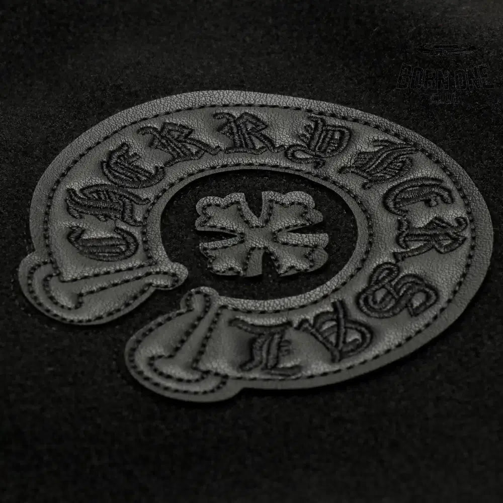 Chrome Hearts Horse Shoe Embroided Patch Varsity Jaqueta