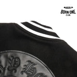 Chrome Hearts Horse Shoe Embroided Patch Varsity Jaqueta