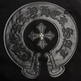Chrome Hearts Horse Shoe Embroided Patch Varsity Jaqueta