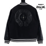 Chrome Hearts Horse Shoe Embroided Patch Varsity Jaqueta
