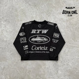 Corteiz Sponsors Training Pullover Black