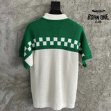 Conjunto Casablanca Crochê Branco/Verde