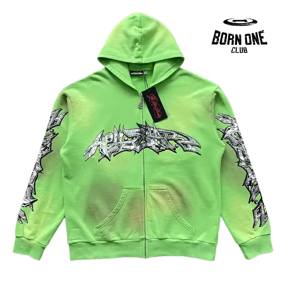 Hellstar Studios Zip Up Hoodie Jaqueta Moletom