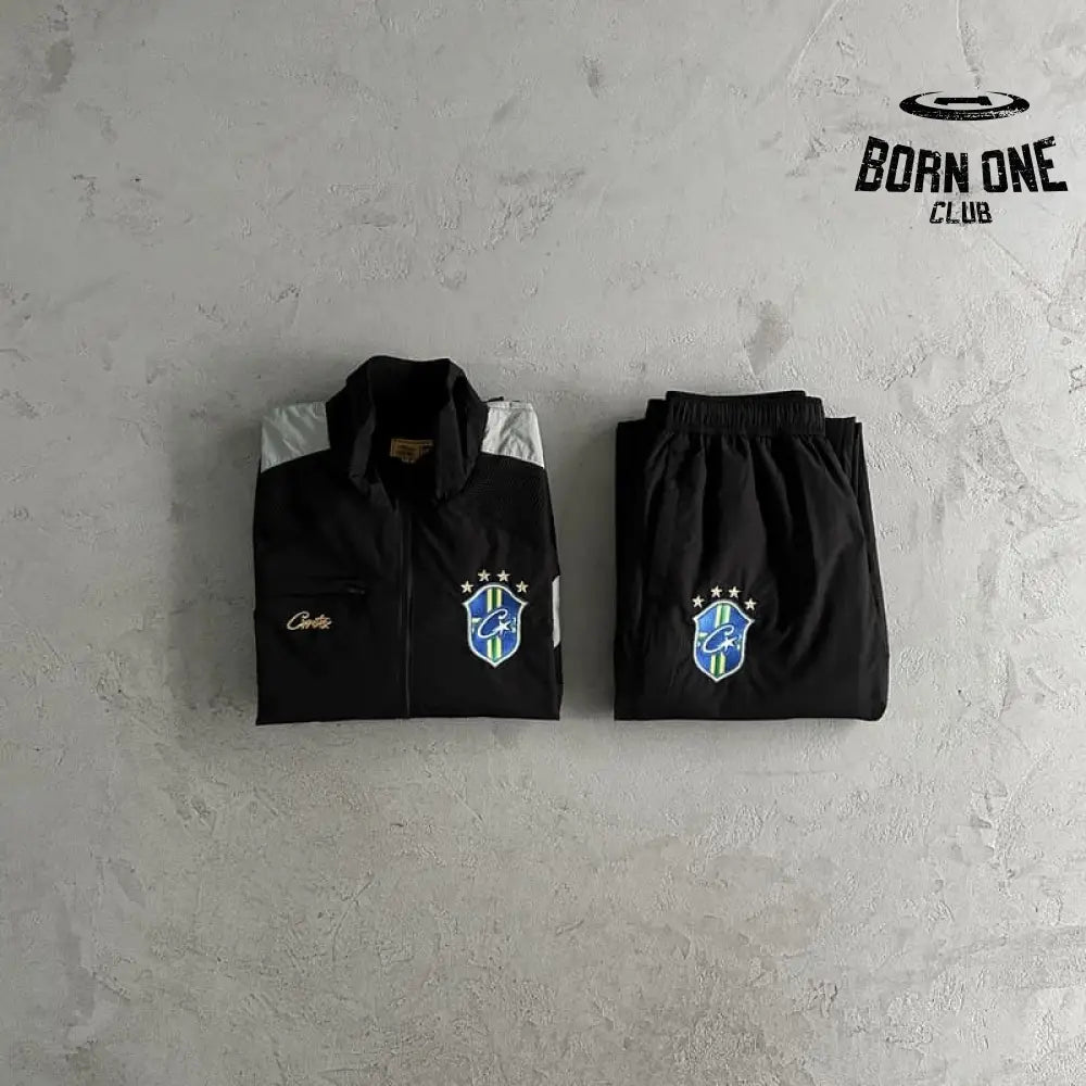 Conjunto Corteiz Brasil Preto