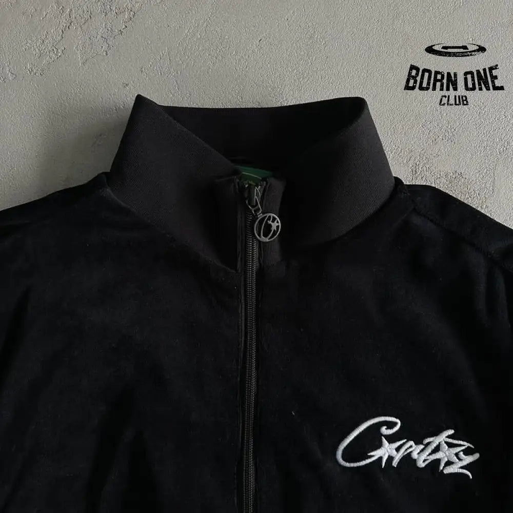 Conjunto Corteiz Veludo Preto