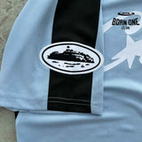 Camiseta Corteiz Alcatraz Football Azul