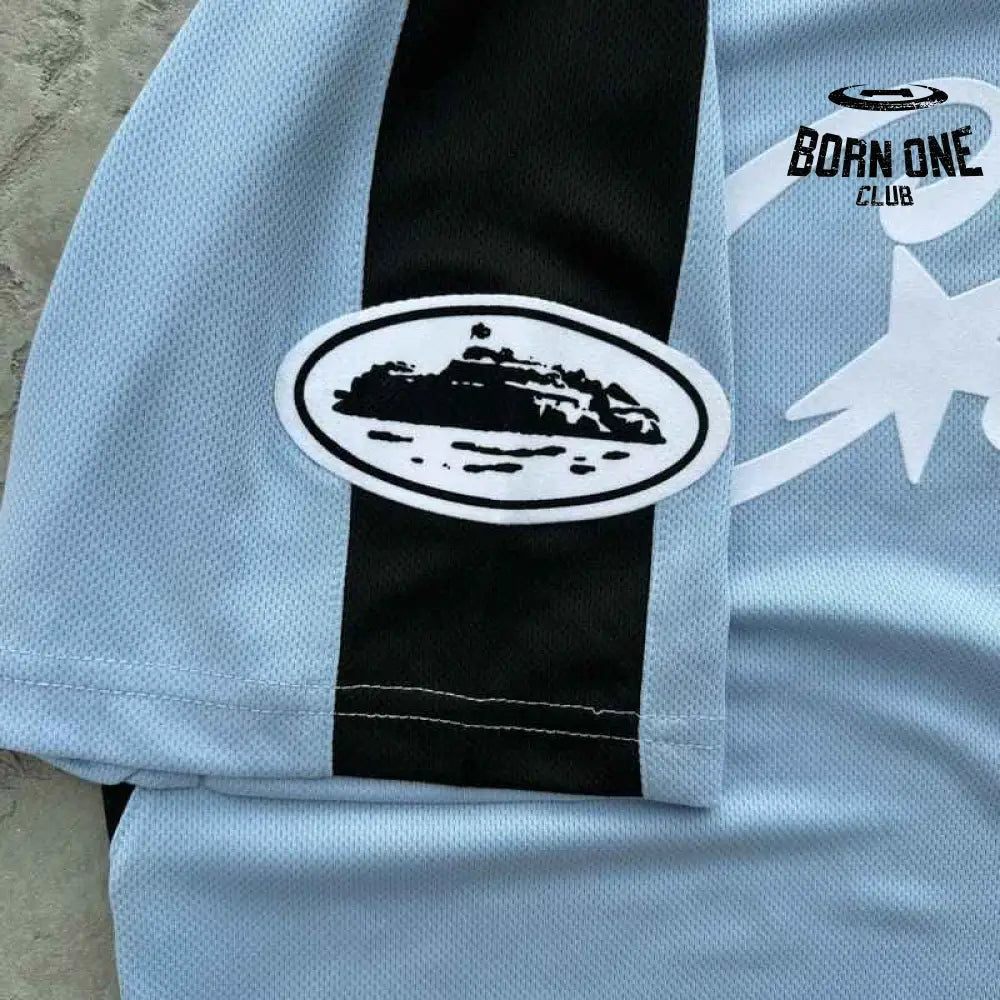 Camiseta Corteiz Alcatraz Football Azul