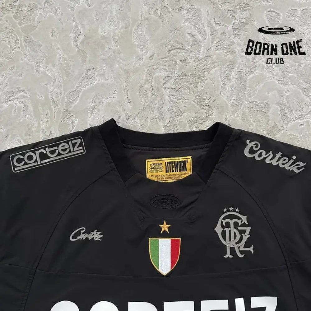 Corteiz Sponsors Training Pullover Black