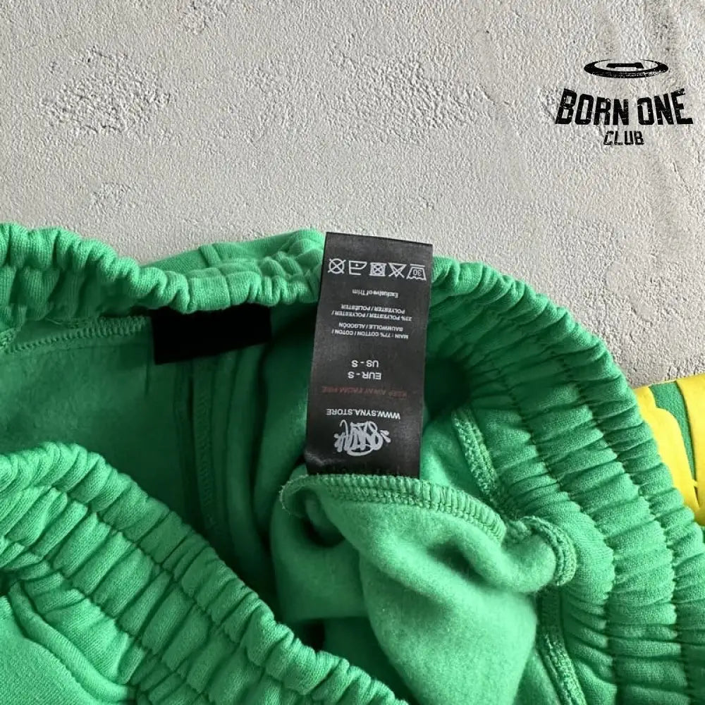 Conjunto Team Syna Hood Twinset Green